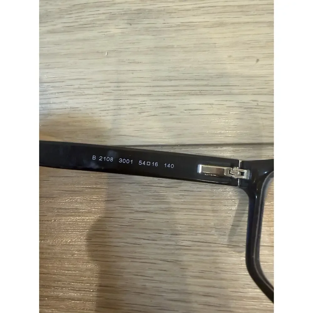 Burberry B2108 3001 Black Rectangle Eyeglasses Frames 54-16-140